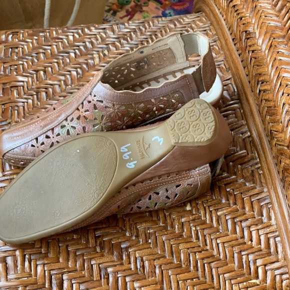 PIKOLINOS Brown Floral Pattern Mules - Picture 10 of 11